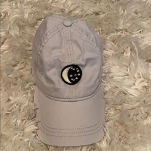 American Eagle gray moon hat
